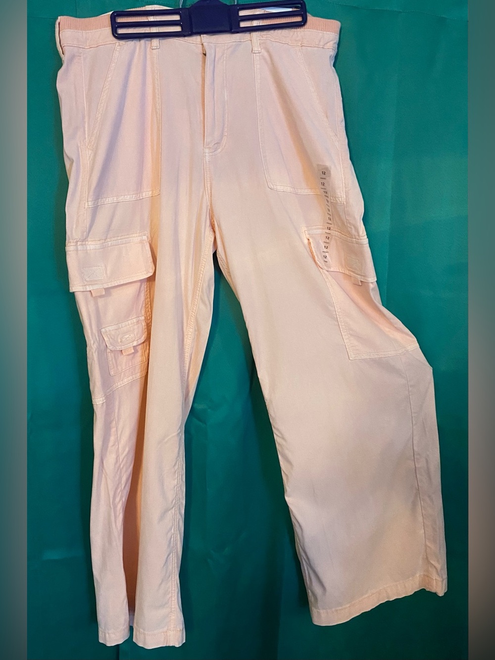 American Eagle Outfitters Beach Peach Super High Rise Stretch Cargo pants